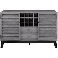 Vance Wine Cabinet - Grey Oak