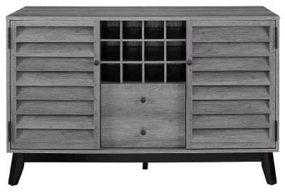 Vance Wine Cabinet - Grey Oak