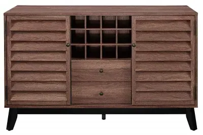 Vance Wine Cabinet - Walnut image