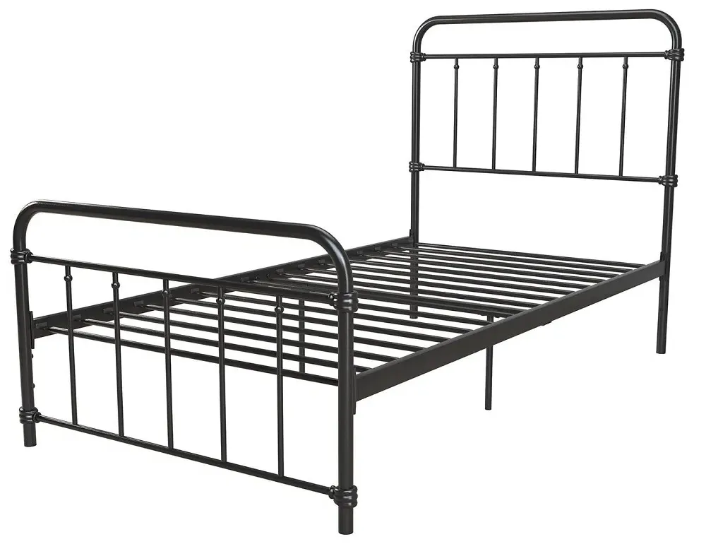 Wasco Metal Bed Frame - Black