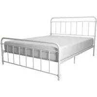 Wasco Metal Bed Frame - White