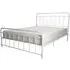 Wasco Metal Bed Frame - White