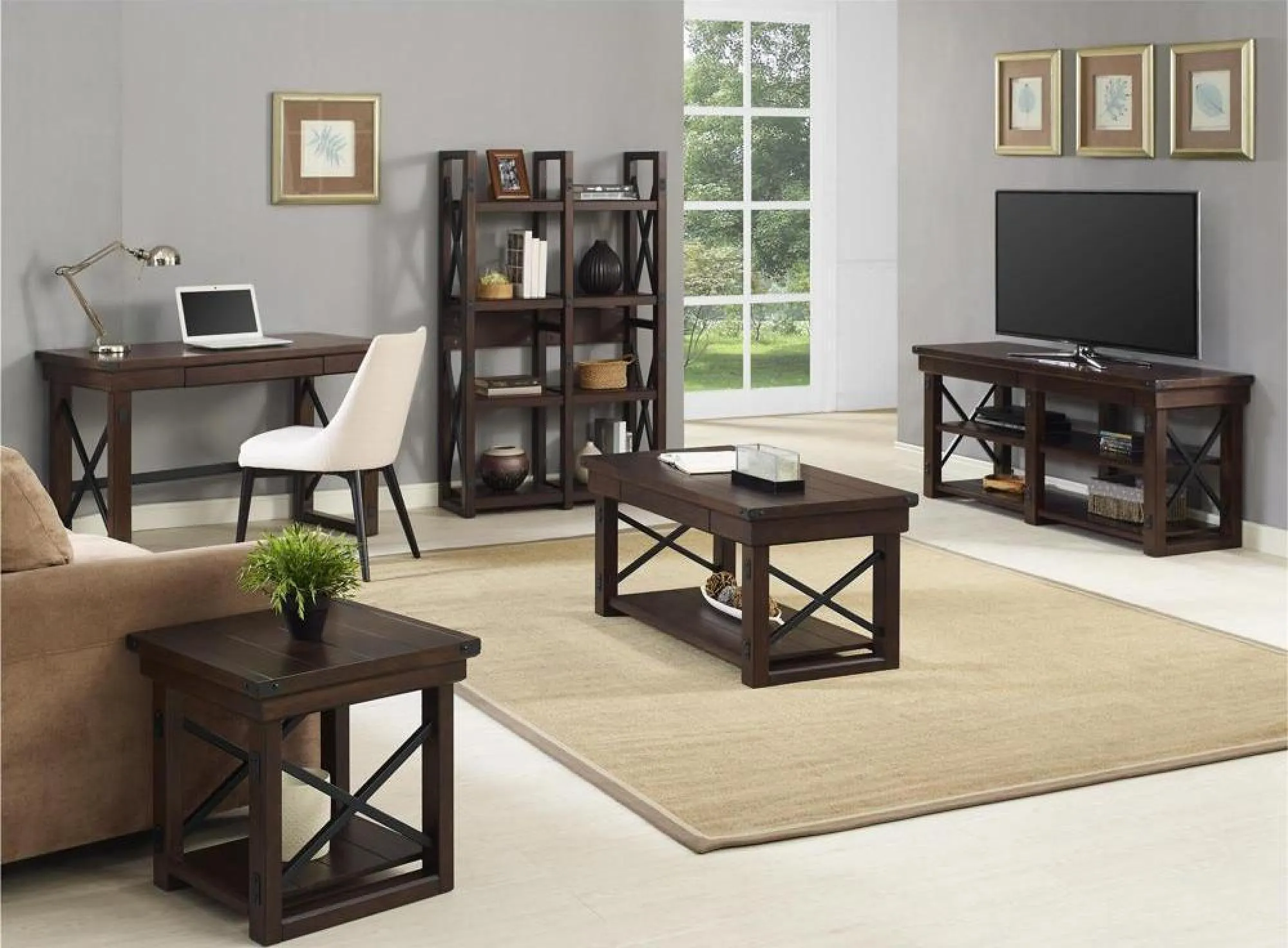 Worth End Table - Espresso