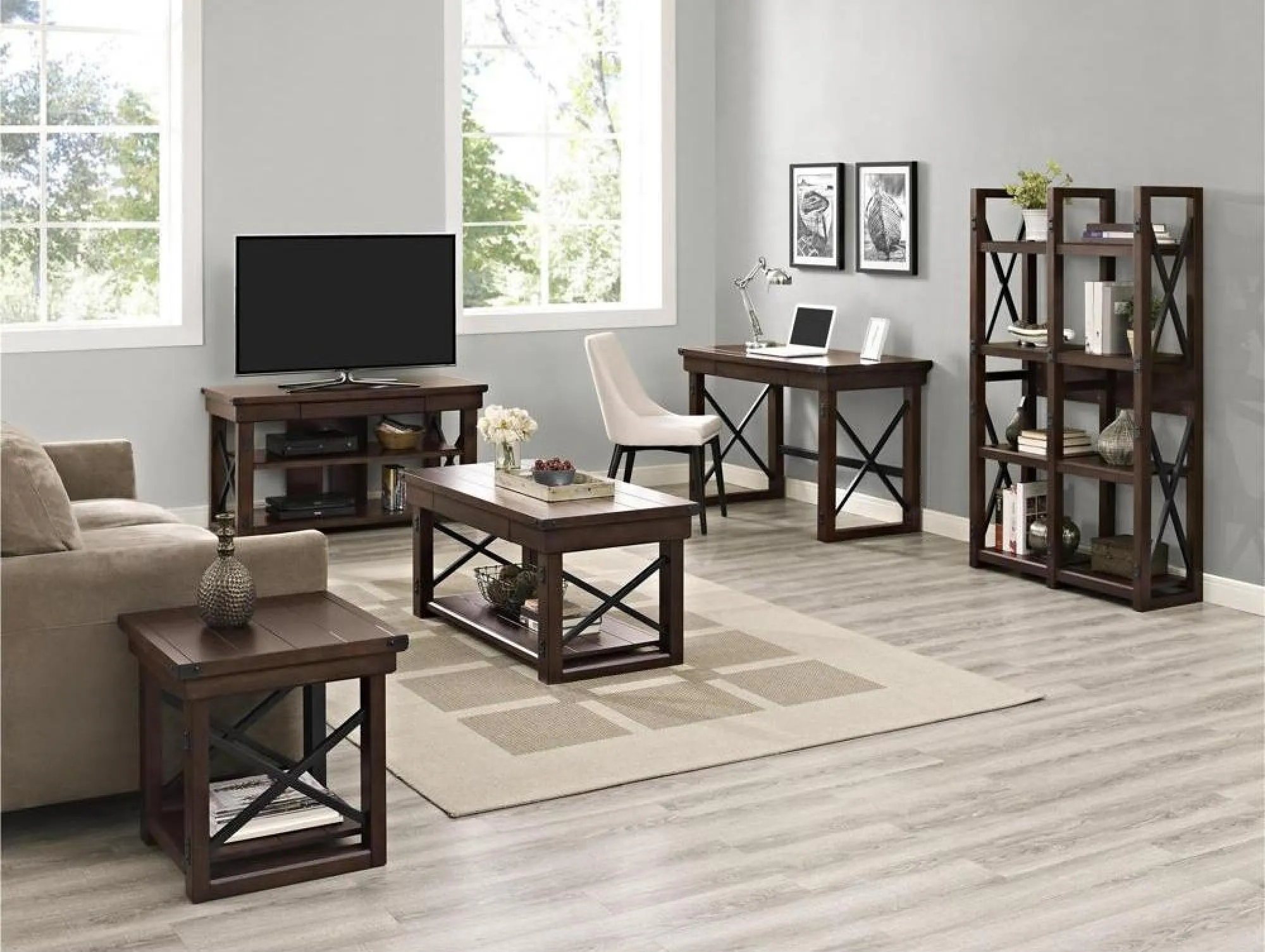 Worth End Table - Espresso