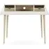 Yeovil Writing Desk - White, Light Oak