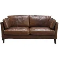 Adina 3-Seater Sofa - Brown, Leather