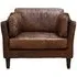 Adina Armchair - Brown, Leather