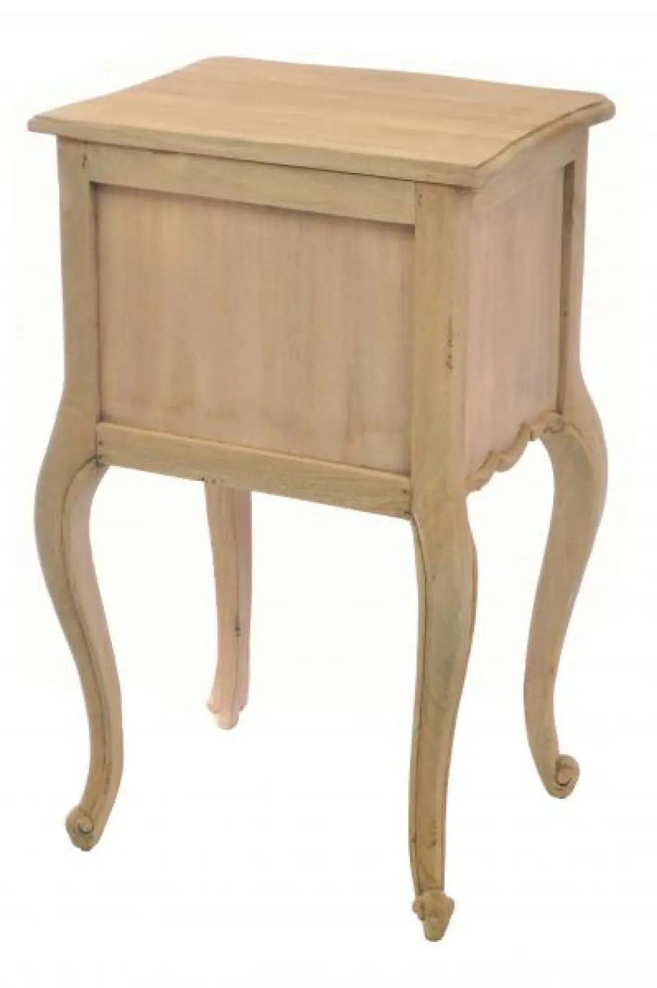 Alhambra 2 Drawer Side Table - Rustic, Mahogany