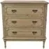 Alhambra 3 Drawer Chest - Rustic, Mahogany
