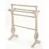 Alhambra French Style Carved Towel Rail - Rustic, Mahogany