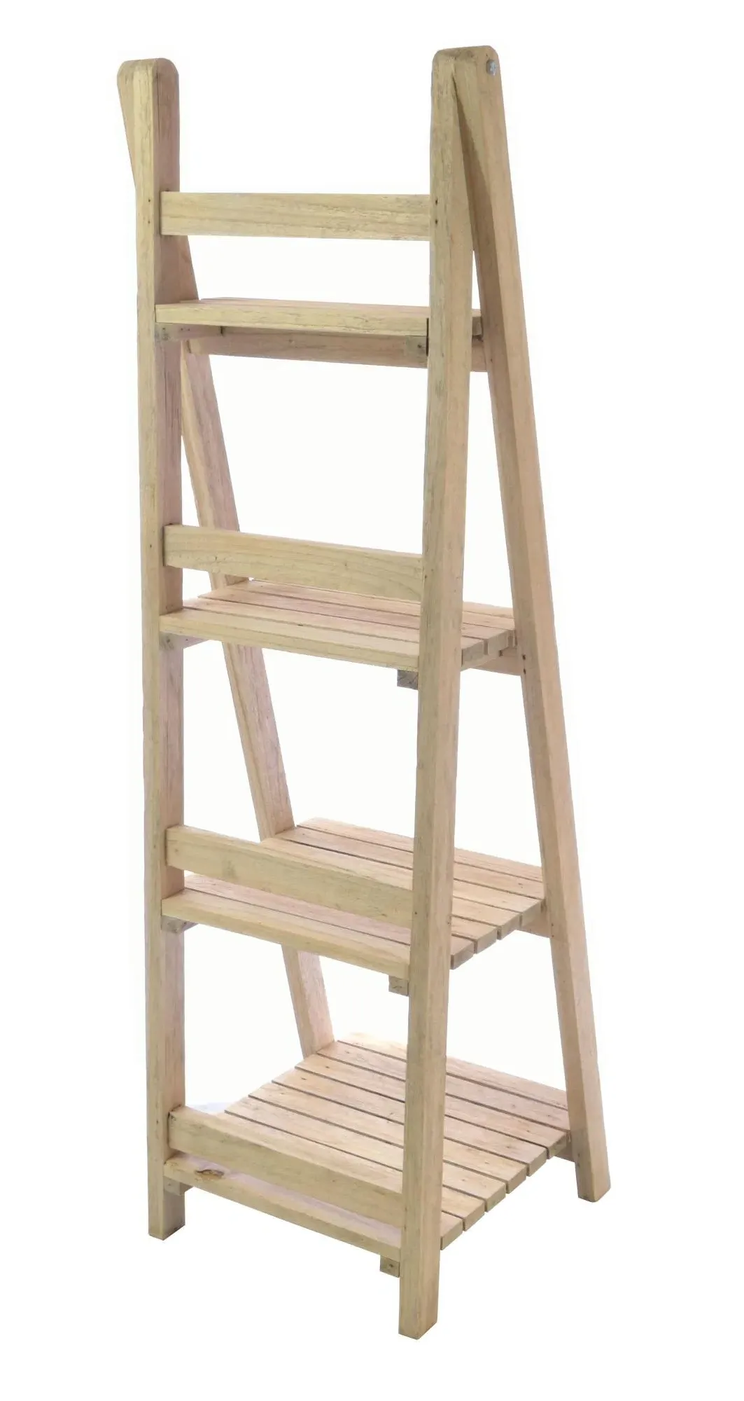 Alhambra Ladder Shelf Unit - Rustic, Mahogany