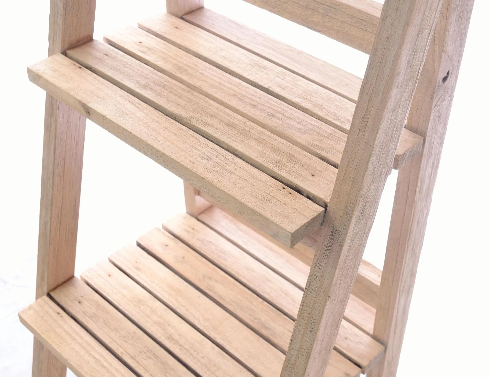 Alhambra Ladder Shelf Unit - Rustic, Mahogany