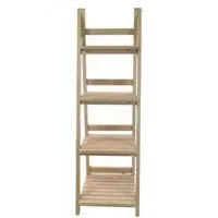 Alhambra Ladder Shelf Unit - Rustic, Mahogany