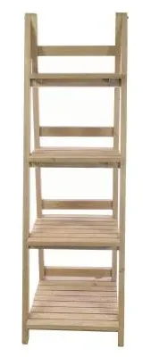 Alhambra Ladder Shelf Unit - Rustic, Mahogany image