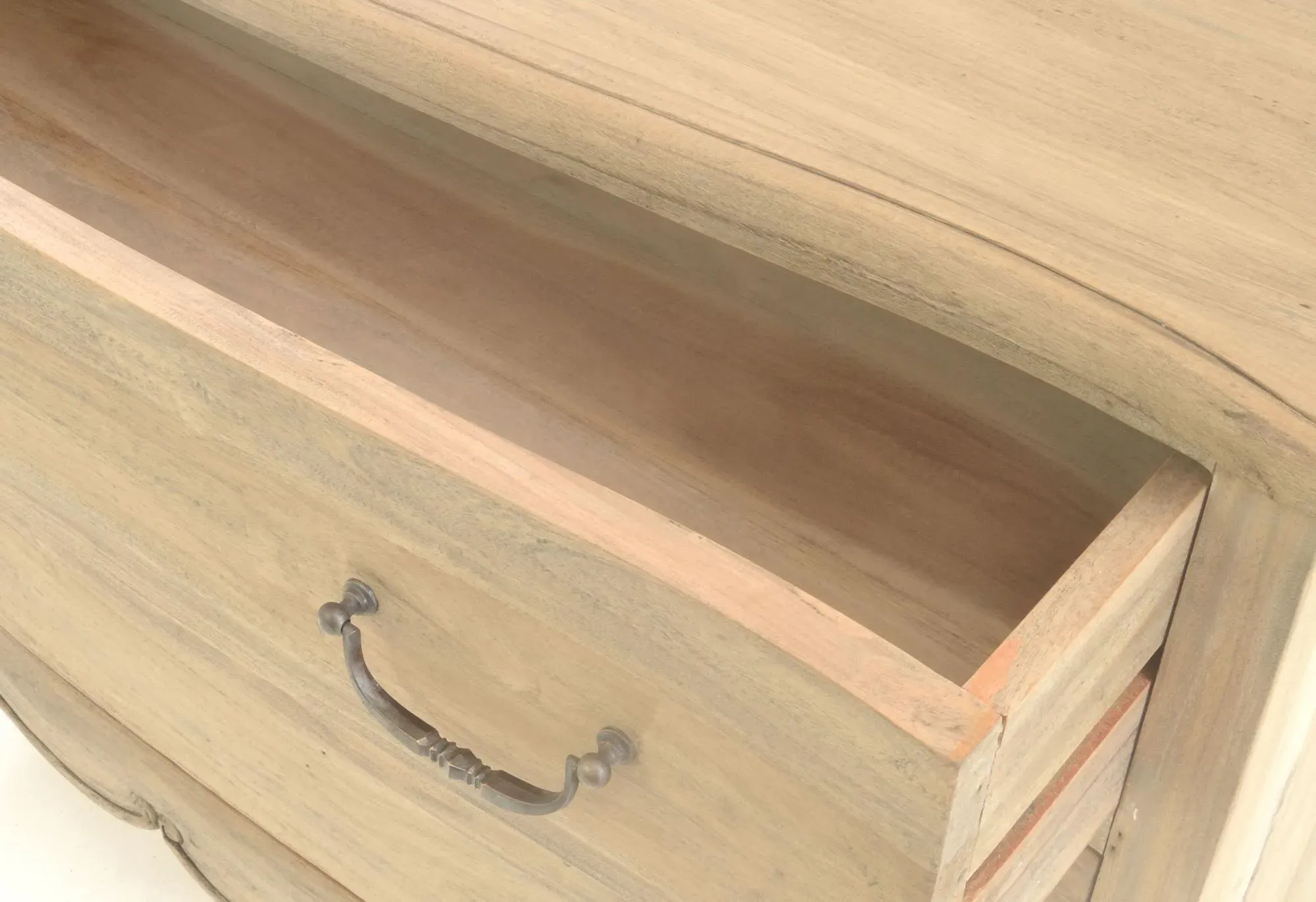 Alhambra Wide 3 Drawer Chest - Rustic, Mahogany