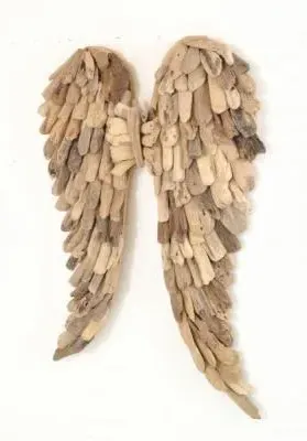 Large Driftwood Angel Wings image