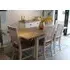 Lulworth Extending Dining Table - White, Reclaimed Pine