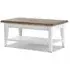 Lulworth Reclaimed Pine Coffee Table - White