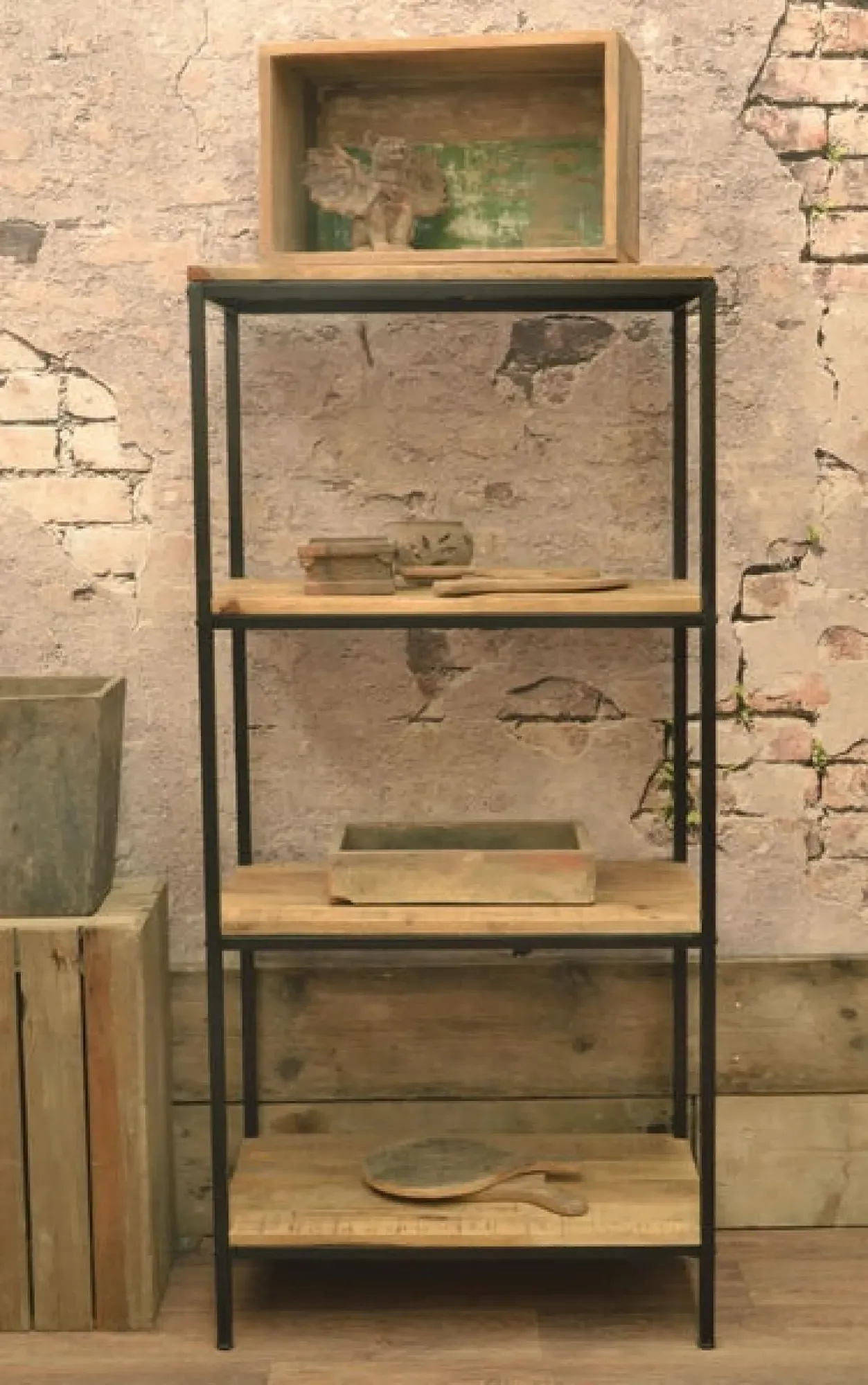 Old Empire Bookcase - Mango Wood