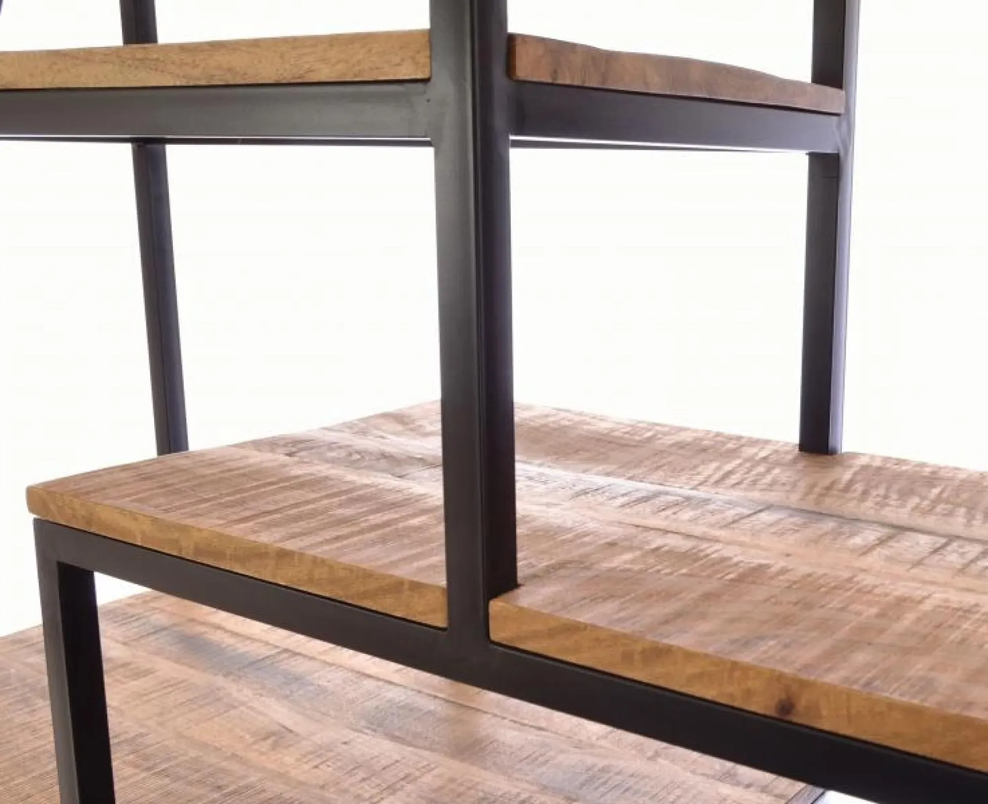 Old Empire Large Open Bookcase - Mango Wood