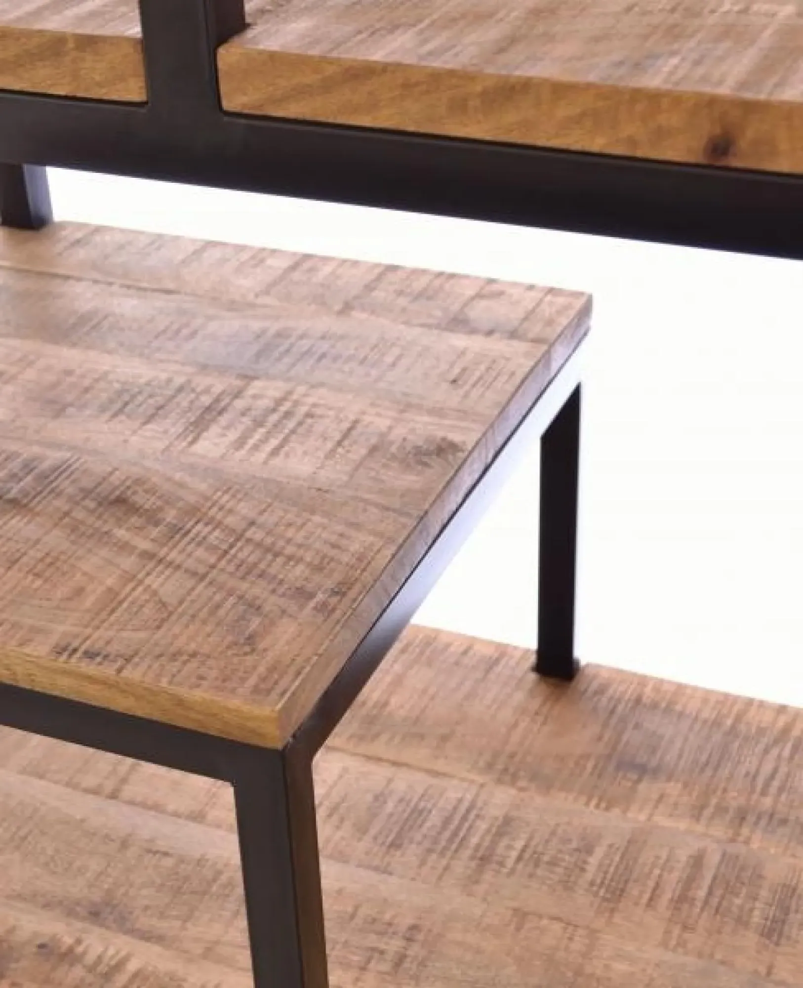 Old Empire Large Open Bookcase - Mango Wood