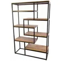 Old Empire Large Open Bookcase - Mango Wood