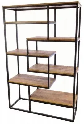 Old Empire Large Open Bookcase - Mango Wood