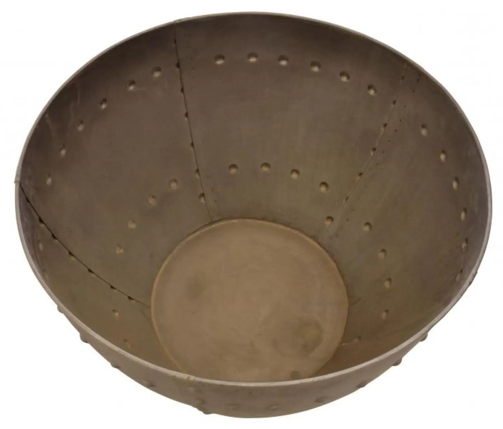 Old Empire Round Coffee Table with Storage - Mango Wood