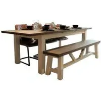 Purbeck Extendable Dining Table - Reclaimed Timber
