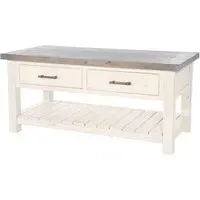 Purbeck Reclaimed Timber Coffee Table with Drawer