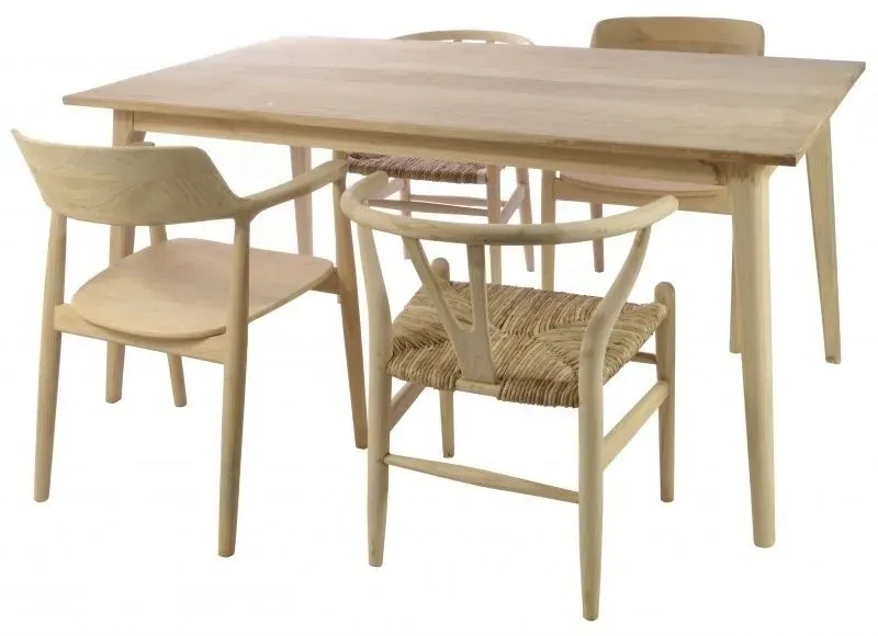 Shoreditch 6-Seater Dining Table - Brown
