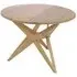 Shoreditch Round Dining Table - 2 Seater - Brown