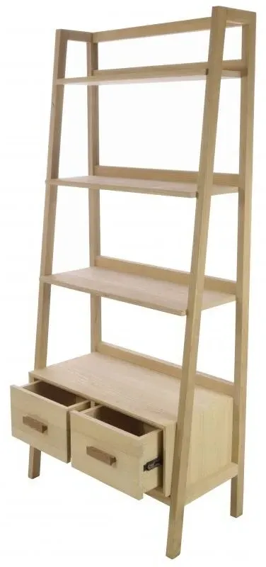 Shoreditch Wooden Bookcase - Brown