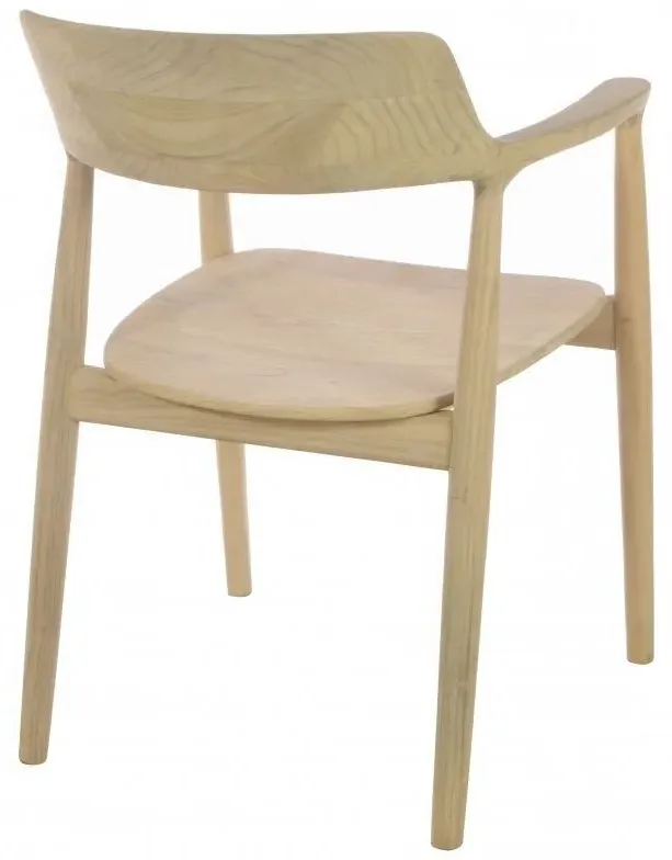 Shoreditch Wooden Dining Armchair - Cream
