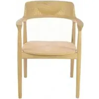 Shoreditch Wooden Dining Armchair - Cream