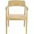 Shoreditch Wooden Dining Armchair - Cream