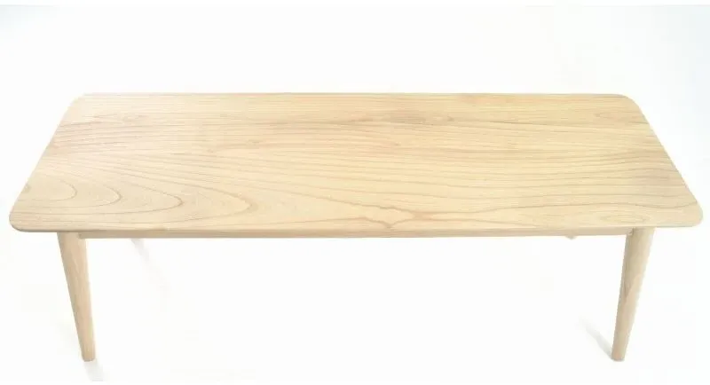 Shoreditch Wooden Dining Bench - Beige