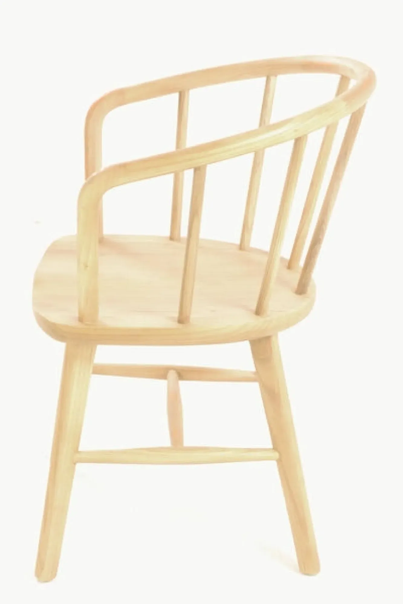 Shoreditch Wooden Stick Back Curved Dining Chair