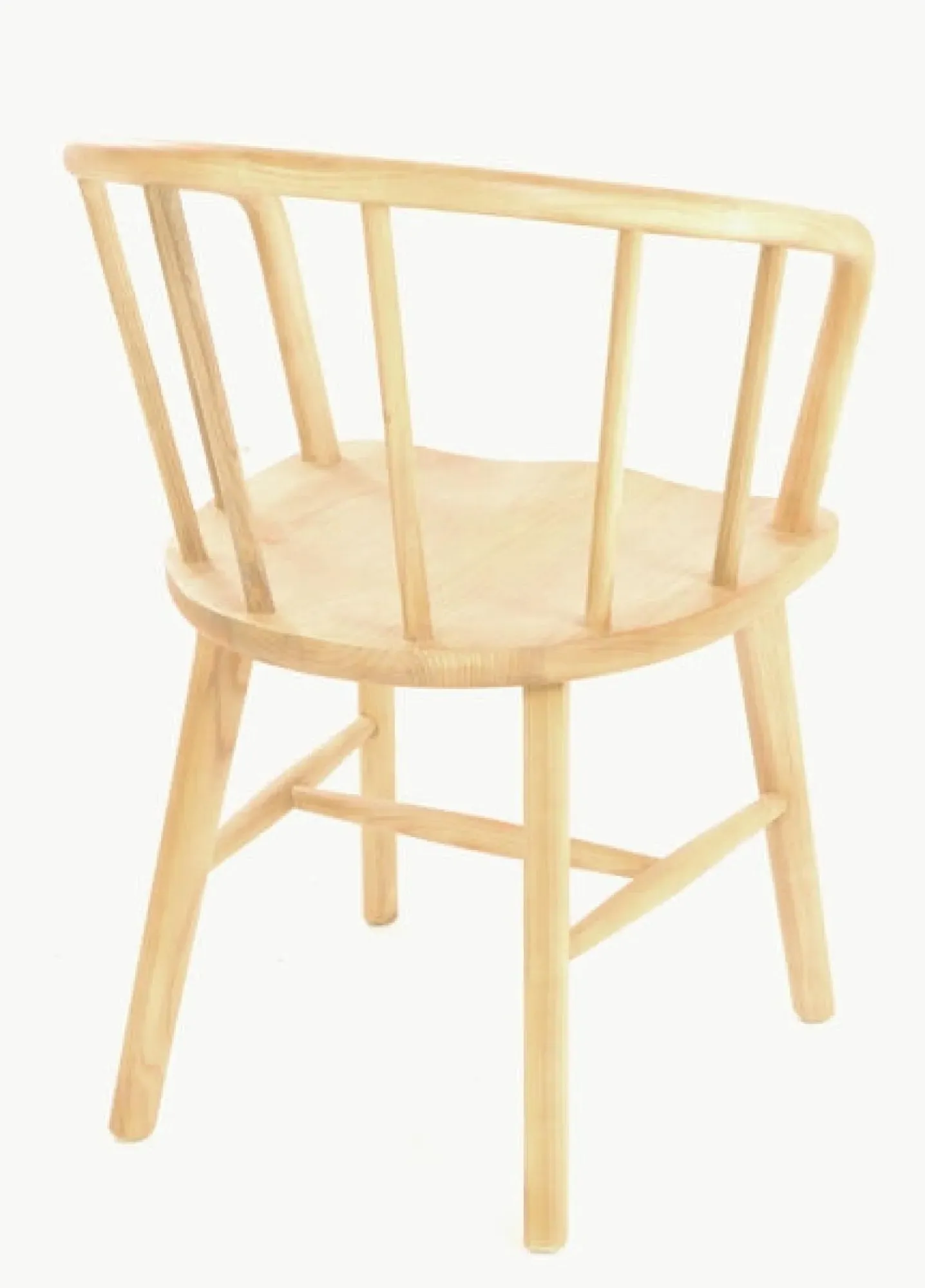 Shoreditch Wooden Stick Back Curved Dining Chair