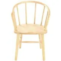 Shoreditch Wooden Stick Back Curved Dining Chair