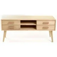 Shoreditch Wooden TV Unit - Beige