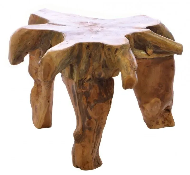 Small Tree Root Coffee Table - Brown