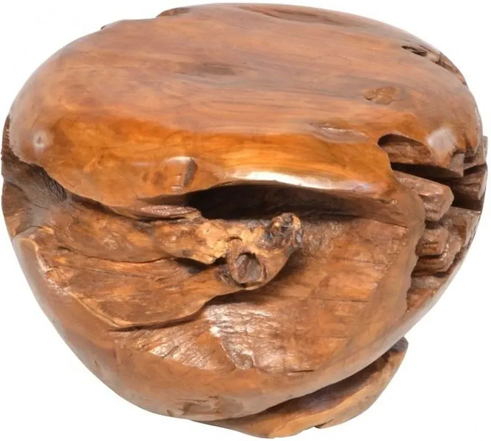 Tree Root Ball Stool - Brown