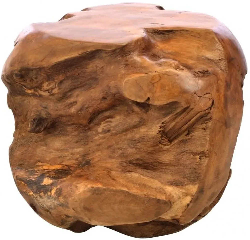 Tree Root Ball Stool - Brown
