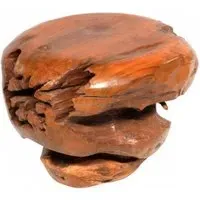 Tree Root Ball Stool - Brown