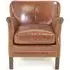Vintage Leather Club Armchair - Brown