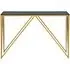 Allure Console Table - Black, Glass