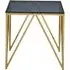 Allure End Table - Black, Glass