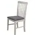 Altona Slatted Back Dining Chair Set - Stone Grey