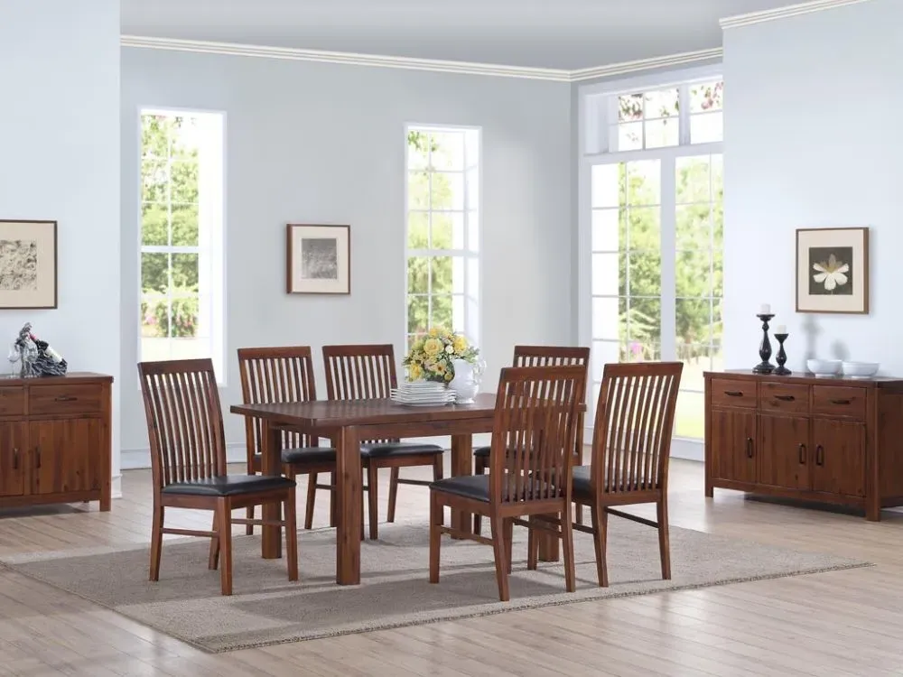 Andorra 3 Door Sideboard - Dark Acacia